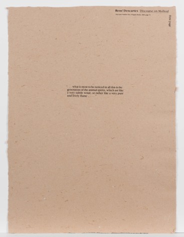 Richard Tuttle  Plastic History (Portfolio), 1990  silkscreen and handmade paper  18 x 24 inches  edition of 50  $12,000