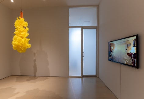Installation image from Nick Vaughan &amp; Jake Margolin at McClain Gallery, 2023