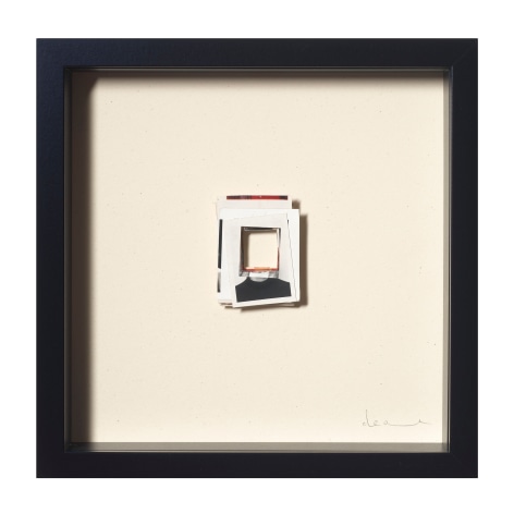 Anne Deleporte ID Stack 3, 2023 trimmed identification photographs frame: 25 x 25 cm