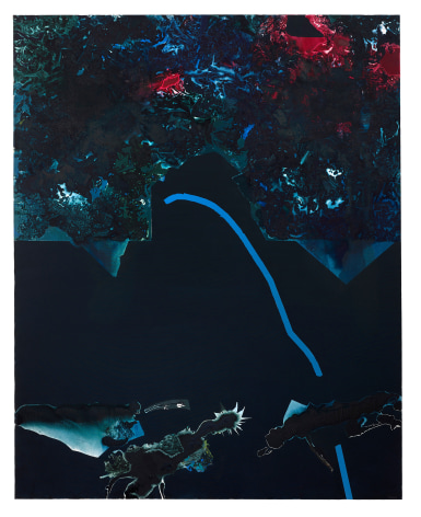 Dorothy Hood Dark Plexus, 1993 oil on canvas 120 x 96 inches