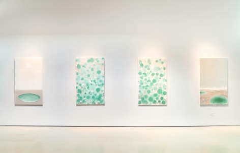 Installation view of Particles of Light, July 2019, McClain Gallery, Houston, TX