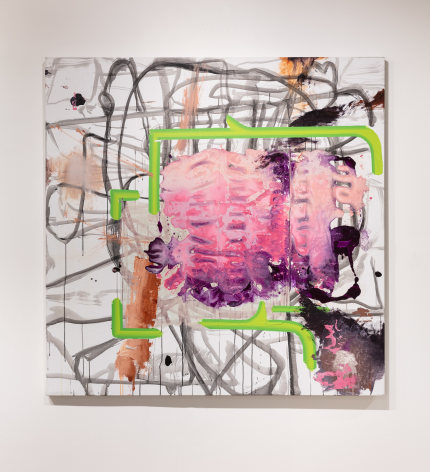 Shane Tolbert Untitled, 2024 acrylic on linen 60 x 60 inches
