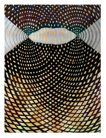 Mara Held Scout, 2016 egg tempera on linen over panel 40 1/8 x 30 1/8 inches