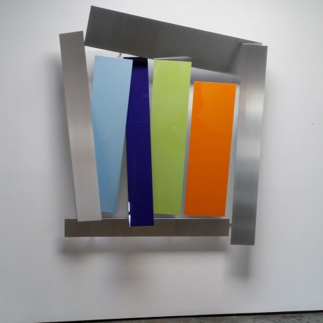 Christian Eckart Sacra Conversazione Painting - Versione Follia, 2015 acrylic urethane on aluminum 78 x 69 x 17 inches