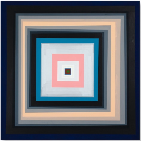 Gary Lang CONCENTRICSQUAREFOUR, 2020 acrylic on panel 30 x 30 inches