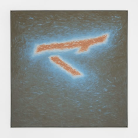 Jane Allensworth, Skywalker, 1993 acrylic on canvas canvas: 48 x 48 inches frame: 48 3/4 x 48 5/8 inches