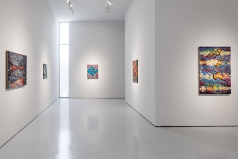 Installation view of Mara Held: Errant Traveler at McClain Gallery, 2017