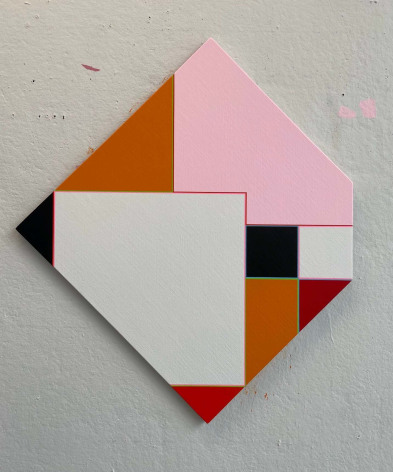 Aaron Parazette EdK #4, 2025 acrylic on linen 31 x 27 inches