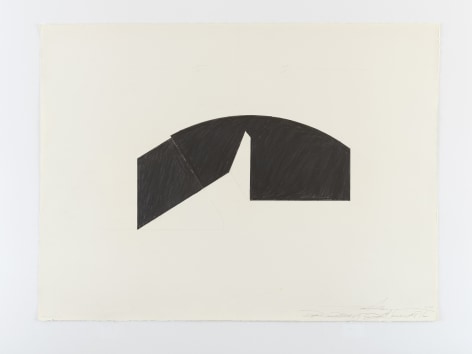 Ted Stamm DGR-16-20-3 (Dodger), 1976 graphite on paper paper: 22 x 30 inches frame: 24 1/4 x 34 inches
