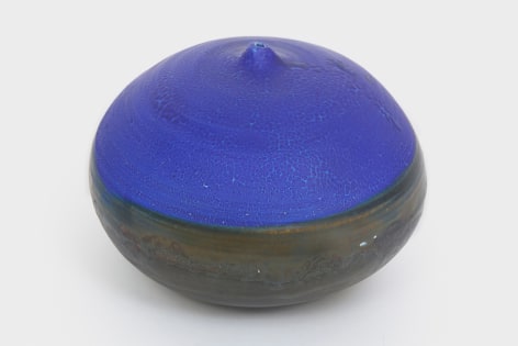 Toshiko Takaezu Untitled, ca. 1970s glazed stoneware (with rattle) 6 x 6 x 5 inches