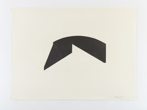 Ted Stamm DGR-16-20-4 (Dodger), 1976 graphite on paper paper: 22 x 30 inches frame: 24 1/4 x 34 inches