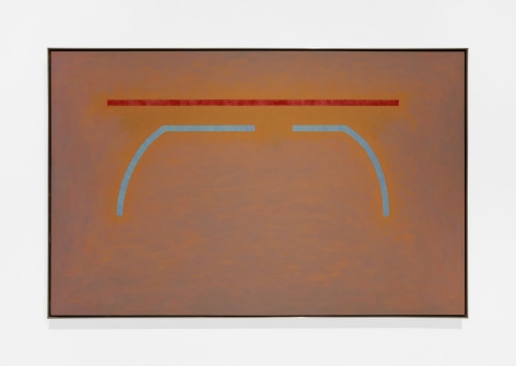 Jane Allensworth, Untitled, 2007 acrylic on canvas 42 x 66 inches frame: 43 x 66 3/4 inches