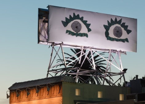 THE BRUCE HIGH QUALITY FOUNDATION Billboard feat. The Greek and Roman Collection of the Metropolitan Museum of Art: 1991.11.3a,b 5th century B.C. or later - 2013 C.E. Playdough on steel 2&quot; x 3&quot; x 2&quot;  Billboard for &quot;Selections from the Greek and Roman Collection of the Metropolitan Museum of Art&quot;, 6817 Gallery, Los Angeles