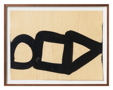Al Held 60-101, 1960 not signed India ink on paper paper: 18 x 23 3/4 inches frame: 21 1/2 x 27 1/4 x 1 5/8 inches