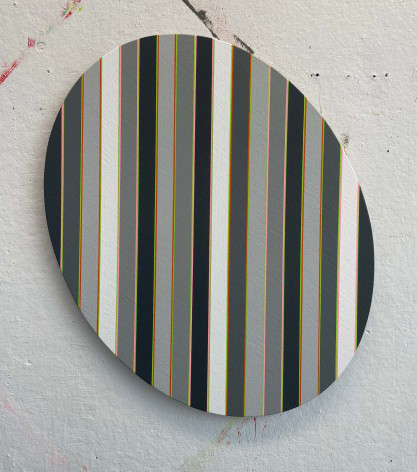 Aaron Parazette EdK #3, 2025 acrylic on linen 21 x 17 inches