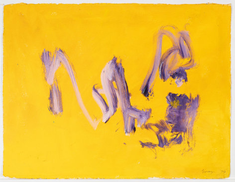 Cleve Gray Untitled, 2001 Watercolor on Arches paper 22 x 30 inches