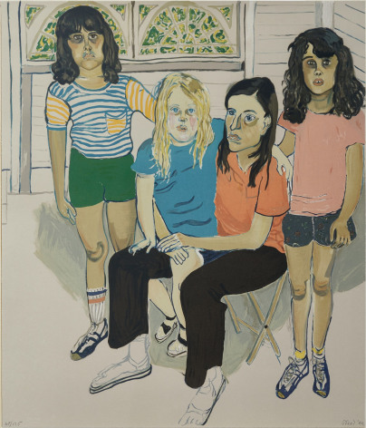 Alice Neel The Family, 1982 lithograph on Arches paper 31 1/4 x 27 inches Edition 69 of 175