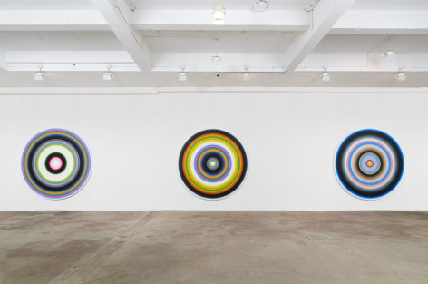 Installation view of&nbsp;On Target​​​​​​​, 2023,&nbsp;curated by Paul Schimmel, Former Broad Foundation Building, Los Angeles, CA
