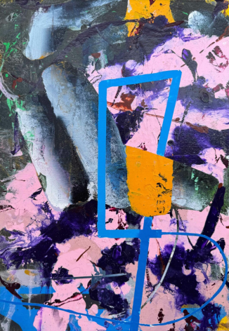 Shane Tolbert Studio Forms (Victor Higgins), 2025 acrylic on canvas 20 x 16 inches