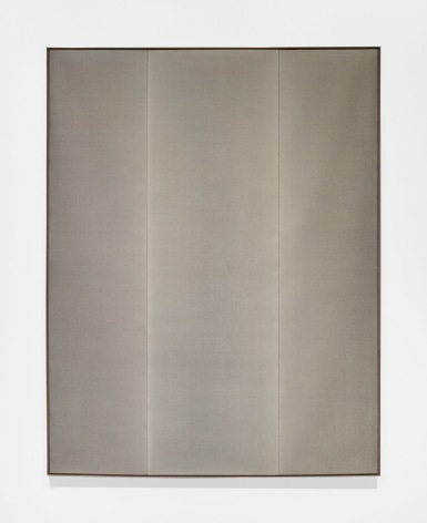 Jane Allensworth, Gray Painting #9, 1973 oil on canvas canvas: 77 3/4 x 60 1/8 inches frame: 78 1/4 x 61 inches