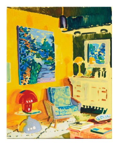 Tim Braden Yellow Room (canvas), 2024 oil on canvas 20 1/8 x 15 7/8 inches