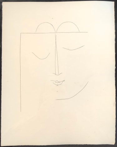 Pablo Picasso  Carmen. Plate XXVII, 1948 (May 6)  engraving  paper: 12 7/8 x 10 1/4 x 2 1/2 inches  frame: 20 11/16 x 17 7/16 inches  Edition of 320