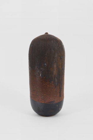 Toshiko Takaezu Untitled, ca. 1990s glazed stoneware 12 x 5 1/2 x 5 1/2 inches