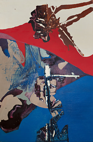 Dorothy Hood Untitled, 1974&ndash;1975 oil on canvas canvas: 36 1/4 x 23 5/8 inches frame: 38 x 25 3/8 inches