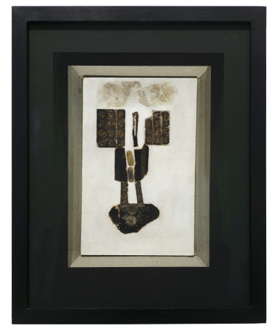 Addie Herder Mica Flower, 1960-65 Collage construction paper: 9 1/2  x 7 inches