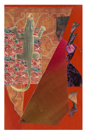 Dorothy Hood Untitled 1146, 1982-1997 collage on mat paper: 32 x 20 inches