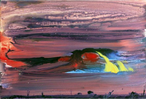 Brendan Cass  Dripping Springs, 2011  acrylic on canvas  24 x 36 inches