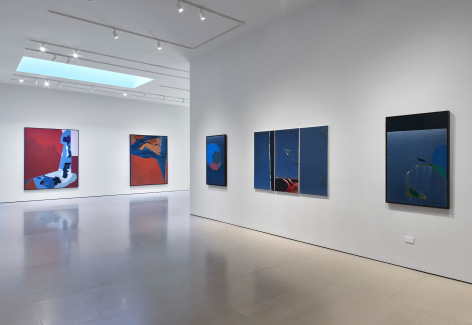 Installation view of &ldquo;Dorothy Hood: Celestial Voids,&rdquo; at McClain Gallery, September 2024. Photos by Tom Dubrock