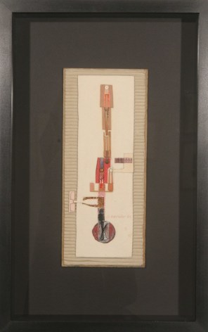 Addie Herder Mechanized Troop, 1964 Collage construction paper: 17 x 10 3/4 inches