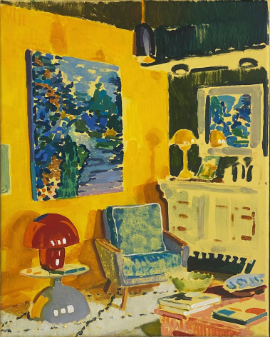 Tim Braden Yellow Room (canvas), 2024 oil on canvas 20 1/8 x 15 7/8 inches