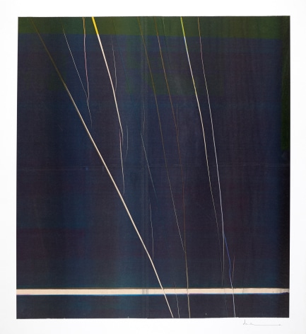 Anne Deleporte  Lightning, 2019 ink on paper mounted on Arches paper 25 1/2 x 23 1/4 inches