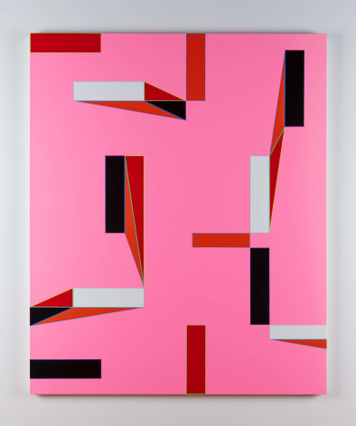 Aaron Parazette Wish You Were Here, 2014 acrylic on canvas 56 x 46 inches