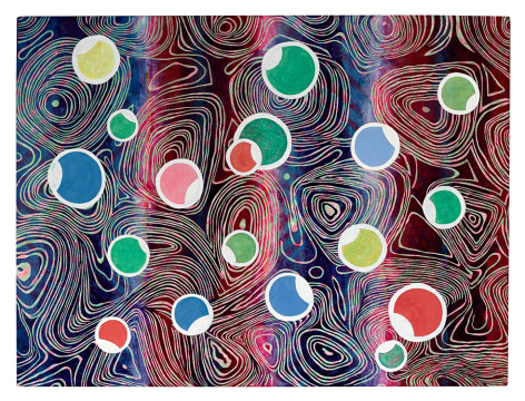 Mara Held Late Summer, 2019 gouache and egg tempera on canvas 30 x 40 inches