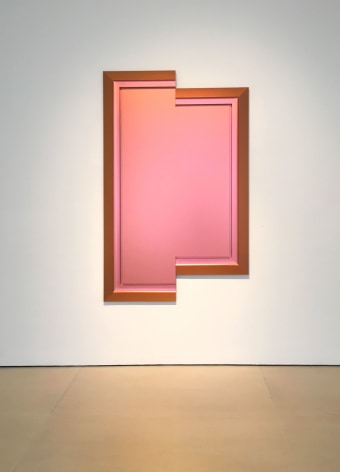 Christian Eckart,  Limbus Painting 4 - 2016, 2016,  matte acrylic urethane on aluminum and unique aluminum extrusion,  79 x 49 x 2 inches