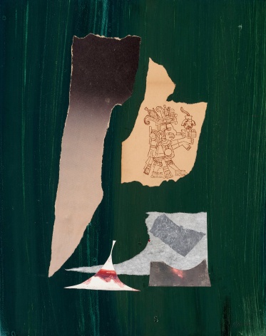 DOROTHY HOOD (b.1918 Bryan, TX; d.2000 Houston, TX) The Shapes of Mexico, c.1982-mid 1990s collage on mat paper paper: 20 x 16 inches frame: 22 1/2 x 18 1/2 inches