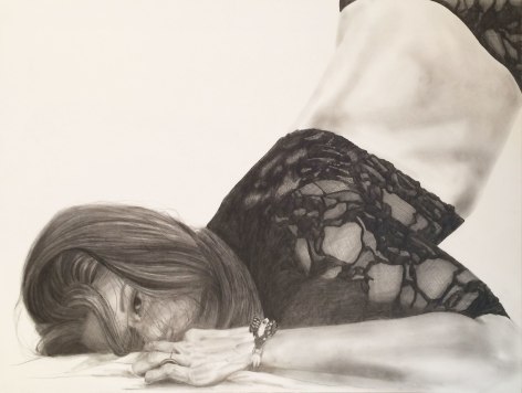 Kelli Vance A Study of Stillness, 2015 graphite on paper paper: 22 x 30 inches