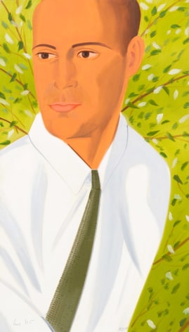 Alex Katz White Shirt, Perry (From a portfolio of 6 prints), 2021 archival pigment pink prints on Innova 315 gsm paper 26 x 15 inches Edition 47 of 50