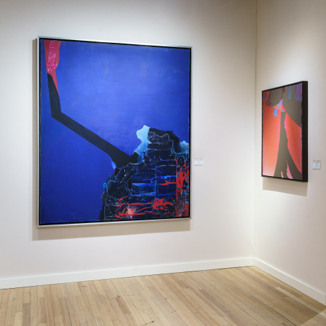 Installation view of McClain Gallery, Booth A13, ADAA The Art Show 2024