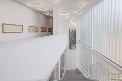 Installation view, Nick Vaughan &amp; Jake Margolin: Wayfinding,&nbsp;installation view, Blaffer Art Museum.