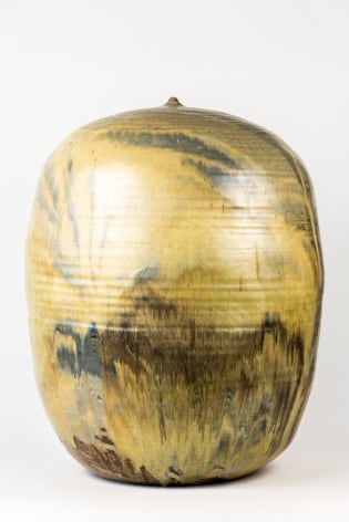 Toshiko Takaezu Untitled, ca.1990s-2000s glazed stoneware 22 x 16 x 16 inches