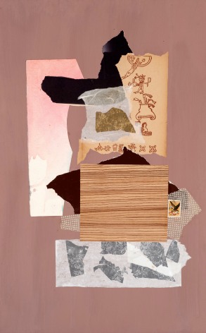 Dorothy Hood  Untitled 1049, 1982-1997  collage on mat  32 x 20 inches