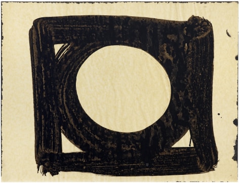 Al Held 60-62, 1960 India ink on paper paper: 18 x 23 3/4 inches frame: 21 1/2 x 27 1/4 x 1 5/8 inches