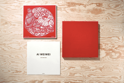 Ai Weiwei  The Papercut Portfolio, 2019  portfolio of 8 papercuts in clothbound clamshell box  23 5/8 x 23 5/8 inches  edition of 250  Publisher: Taschen