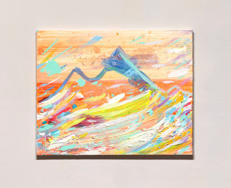 Brendan Cass Almighty Mountain (Orange Canyon), 2021 acrylic on canvas 24 x 30 inches