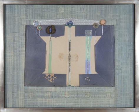 Addie Herder Untitled, 2001 Collage construction paper: 15 x 18 1/2 inches