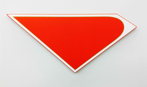 Aaron Parazette Huff, 2016 acrylic on linen 24 x 11 inches